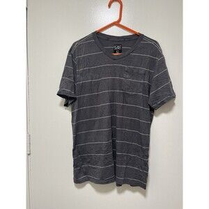 Point Zero Men’s Shirt Large Grey Short Sleeve V-Neck
